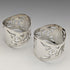 British Vintage Silver Plated Napkin Ring Pair